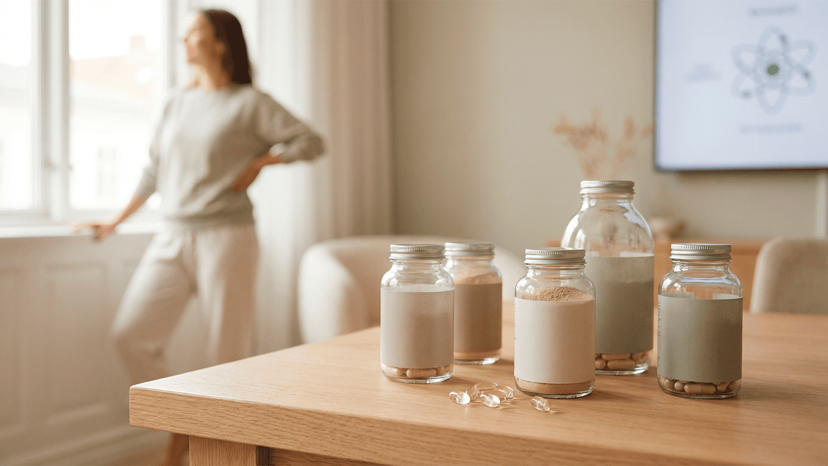 Mejores suplementos para la longevidad después de los 40.